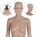 Female Mannequin Full Body Dress Form Stand 69" Adjustable Plastic - WHITE - Brand New