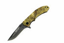 Realtree Xtra EDC Folding Knife and Neck Sheath Survival Paracord Combo New