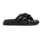 1200164 MUK LUKS WOMEN'S TIDAL WAVE SANDALS BLACK SIZE 8 - Like New