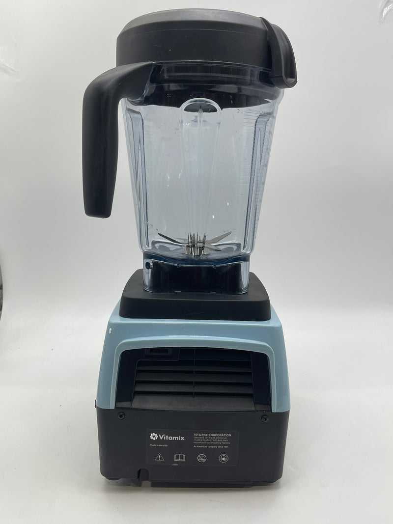 Vitamix Professional Series 750 Blender 64oz LowProfile MISSING ACCESSORIES BLUE Like New