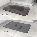 Layameis Stone Bath Mat, Diatomaceous Earth 23.6 x 15.4 inches B0B38NB21D - Grey - Like New