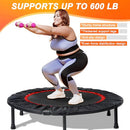 TUYOHW FOLDABLE MINI TRAMPOLINE LOAD 330LBS 40"/48" REBOUNDER TRAMPOLINE - Like New