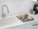WEATHERTECH DISHMAT DRAIN DRIP DRY HAND-WASHED 16"X18" - SLATE - Like New