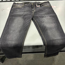 BLU ROCK MEN'S CASUAL FLEX STRETCH SLIM STRAIGHT JEANS - SIZE: 40X31 - JET BLACK - Brand New