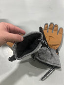 GENERIC WINTER ADJUSTABLE GLOVES - GRAY, BROWN, AND BLACK - Like New