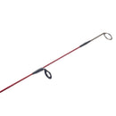 CARBON 36" ICE SPINNING ROD FISHING ROD MEDIUM ROD POWER 4-8 LB LI - RED/BLACK - Brand New