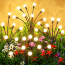 URAGO SOLAR POWERED FIREFLY LIGHTS 8 LEDS 4 Pack,32 LEDs XLTD-730 - BLACK - Like New
