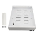 EVGATSAUTO ADJUSTABLE WIDTH CABINET PULL OUT SHELF CARBON STEEL SLIDE OUT DRAWER - Brand New