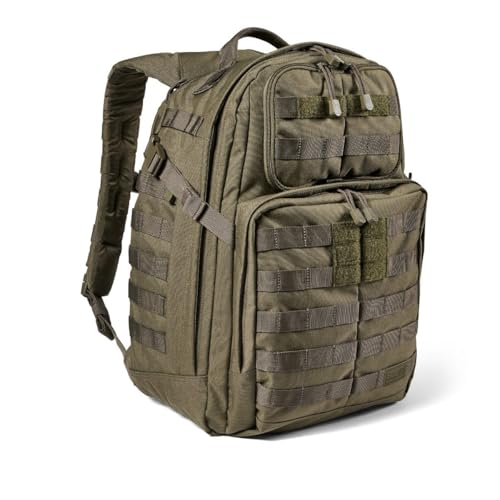 5.11 TACTICAL BACKPACK RUSH 24 2.0 MOLLE LAPTOP COMPARTMENT, 37L - RANGER GREEN - Like New