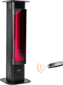 EAST OAK Patio Heater 1500W Infrared Electric Heater Portable Premium Tower Like New