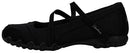SKECHERS WOMEN'S BIKERS MC GET UP MARY JANE FLAT BLACK SIZE 11 - Like New