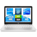 HP Stream Laptop 11.6" HD N4120 4GB 64GB eMMC Windows 11 White - Like New