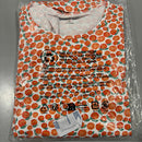 LANDS' END WOMEN'S LONG SLEEVE 50 RASH GUARD - SIZE: M - WHITE TANGERINE CITRUS - Brand New