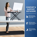 KitchenClouds Kitchen Mat Anti Fatigue Non Slip Standing Mat Comfort-Black - Brand New