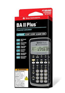 TEXAS INSTRUMENTS BA II PLUS FINANCIAL CALCULATOR, BLACK MEDIUM - Like New