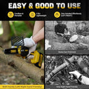 TROOZY MINI CHAINSAW CORDLESS 6 INCH PORTABLE ELECTRIC CHAINSAW BRUSHLESS - Like New
