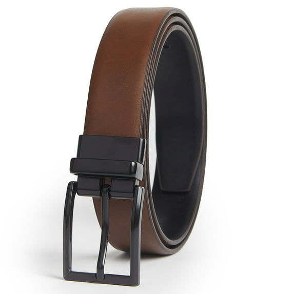 GIORGIO BRUTINI SLEEK CASUAL REVERSIBLE LEATHER BELT - SIZE: MEN L (36-40) - Brand New