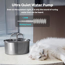 EOX CAT WATER FOUNTAIN 3.2L/108OZ AUTOMATIC DOG WATER DISPENSER - STAINLESS - Like New