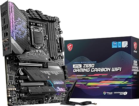 MSI MPG Z590 Gaming Carbon WiFi Gaming Motherboard MPG-Z590-GAMING-CARBON-WIFI Like New