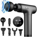GVBER MASSAGE GUN, MASSAGE GUN DEEP TISSUE, HANDHELD BACK MASSAGER, GREY - Like New