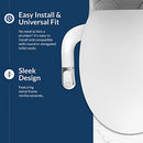 BIO BIDET SLIMTWIST BIDET ATTACHMENT, NON ELECTRIC, RETRACTABLE DUAL - WHITE - Like New