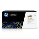 HP 655A YELLOW TONER CARTRIDGE | WORKS WITH HP COLOR LASERJET ENTERPRISE M652 - Brand New