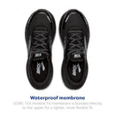 110428 Brooks Men’s Divide 5 GTX Waterproof Trail Running Shoe Black/Alloy/Gray - Like New