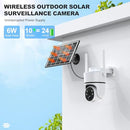 FANCYSEPT 4G LTE CELLULAR SOLAR SECURITY CAMERA WIRELESS OUTDOOR - WHITE - Like New