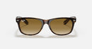 RAY BAN WAYFARER CLASSIC RB2132 POLISHED LIGHT BROWN GRADIENT LENSES - Like New