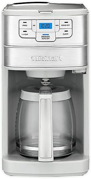 Cuisinart Automatic Grind and Brew 12-Cup Coffeemaker DGB-400SS -Stainless Steel - Like New
