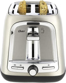 OSTER 2 SLICE EXTRA-WIDE SLOT TOASTER - STAINLESS STEEL - Like New