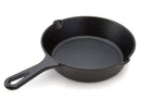CUISINEL PRE SEASONED CAST IRON SKILLET (8-INCH) OVEN SAFE COOKWARE - BLACK/RED - Like New