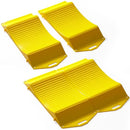 HANTINSTOM TIRE SAVER RAMPS - SET OF 4 PACK ANTI-SLIP DESIGN TIRE-SAVE - YELLOW - Like New