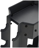 CAP BARBELL DUMBBELL AND KETTLEBELL STORAGE RACK BLACK RK-CB16H - Like New