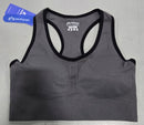 HEATHYOGA HIGH IMPACT SPORTS BRA FOR WOMEN,SUPPORT PADDING - SIZE WOMEN L - GRAY - Like New
