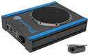 ROCKVILLE USS8 8" 600W SLIM UNDER-SEAT ACTIVE SUBWOOFER BUILT-IN AMP - BLACK - Like New