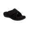 VIONIC RELAX ADJUSTABLE STRAP SANDAL SLIPPER (WOMEN'S) - SIZE: WOMEN 10 - BLACK - Like New