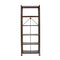 Origami 6 Tier Classic Stamped Steel Bookcase Shelf Organizer Rack - Bronze - Like New