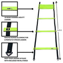 AOT Gear Speed and Agility Training Equipment Complete Set B07XSMQFLK - Black - Brand New