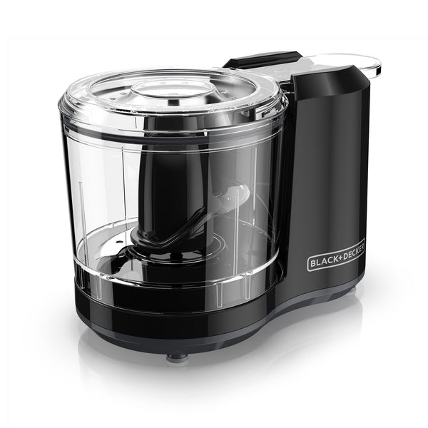 BLACK DECKER 1.5-CUP 1-TOUCH ELECTRIC FOOD CHOPPER - BLACK - Like New