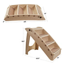 EASTONY 4 STEPS PET STAIRS FOR HIGH BEDS AND COUCHES - TAN - Like New