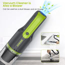 UOKIER Handheld Vacuum Cleaner Cordless & Air Blower 2-in-1 VC-819 - Black/Green Like New