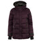 STEVE MADDEN WOMEN'S HOODED PUFFER JACKET - SIZE: WOMEN M - MERLOT - Brand New