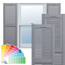 BUILDERS EDGE TV805309 PR 15x52 Louv Shutter - Like New