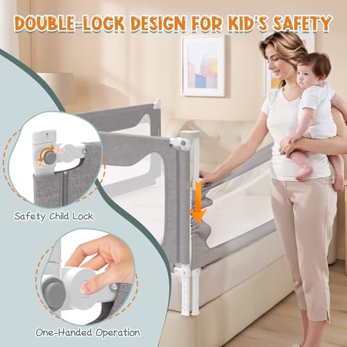 G Taleeco Gear Bed Rail for Toddlers Twin Full Queen & King (39 Inch, 1 Piece) - Like New