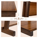 AbocoFur Bamboo Portable Floor Chair Japanese Style Legless Tatami - Walnut - Like New