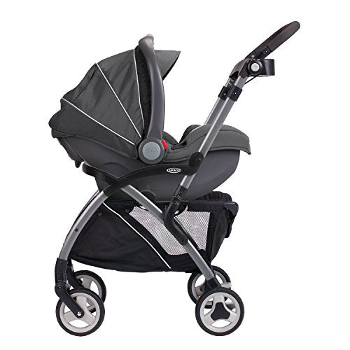 Graco SnugRider Elite Car Seat Carrier Lightweight Frame Travel Stroller - BLACK - Like New
