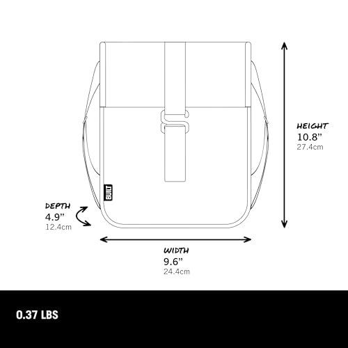 BUILT CROSSTOWN WATER-RESISTANT POLYESTER LUNCH BAG 5307465 - CONCRETE GRAY CAMO - Brand New
