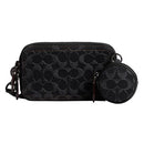 Coach Charter Slim Crossbody, Black Denim - Brand New