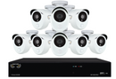 Night Owl 8 Camera HD Video Security System 1080P HD Video C-881-PIR1080 - White - Like New
